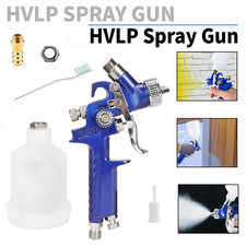 Mini HVLP Spray Gun 0.8/1mm Nozzle Gravity Body F Automotive Furniture Painting