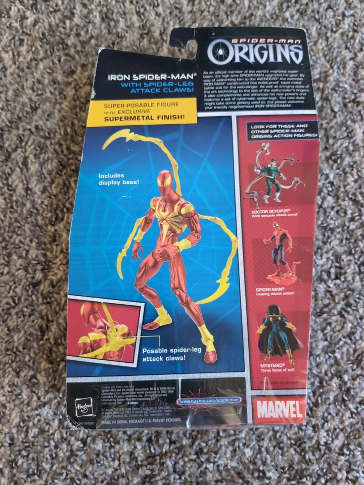 Hasbro Spider-Man Origins – Action Figure Mysterio Con Finitura Metal (Super-posable, +4 Anni) - 2