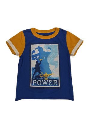 #ad Disney Aladdin Unleash The Power T Shirt Boys Size XS 5T EUC Cute $7.17