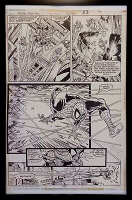 Amazing Spider-Man #303 pg. 17 by Todd McFarlane 11x17 FRAMED Original Art Print