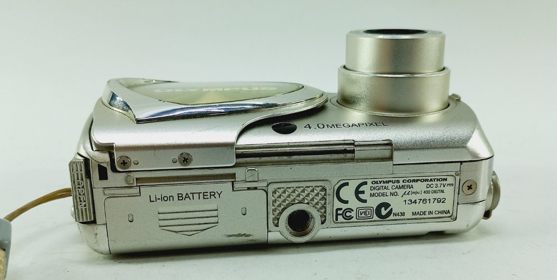 Olympus Mju 400 4.0MP Compact Digital Camera Tested Silver | eBay