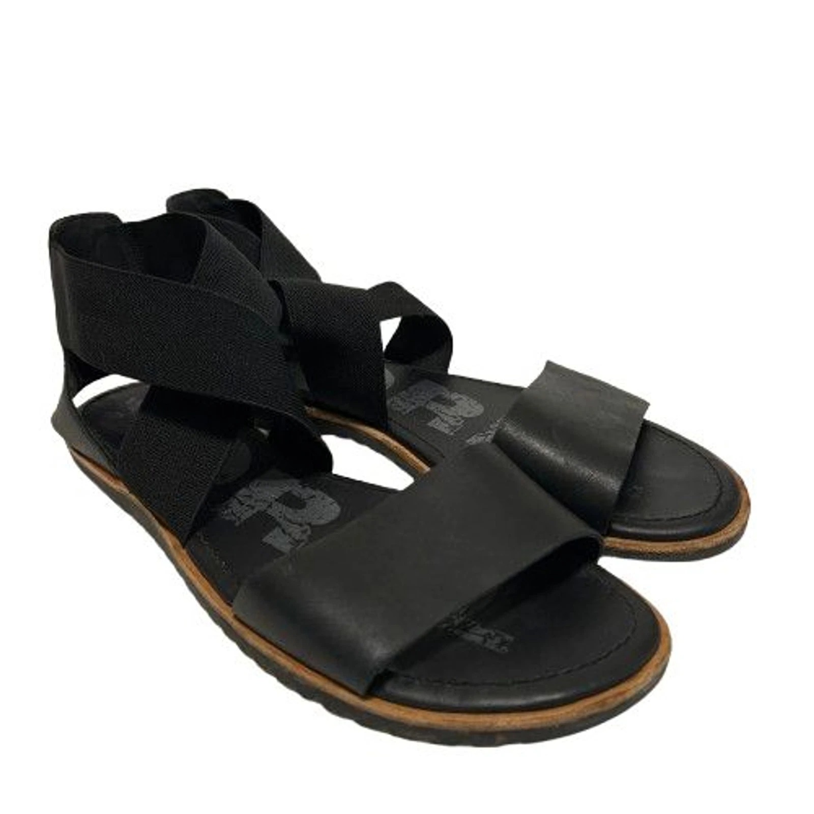 sorel ella strappy leather ankle strap shoes