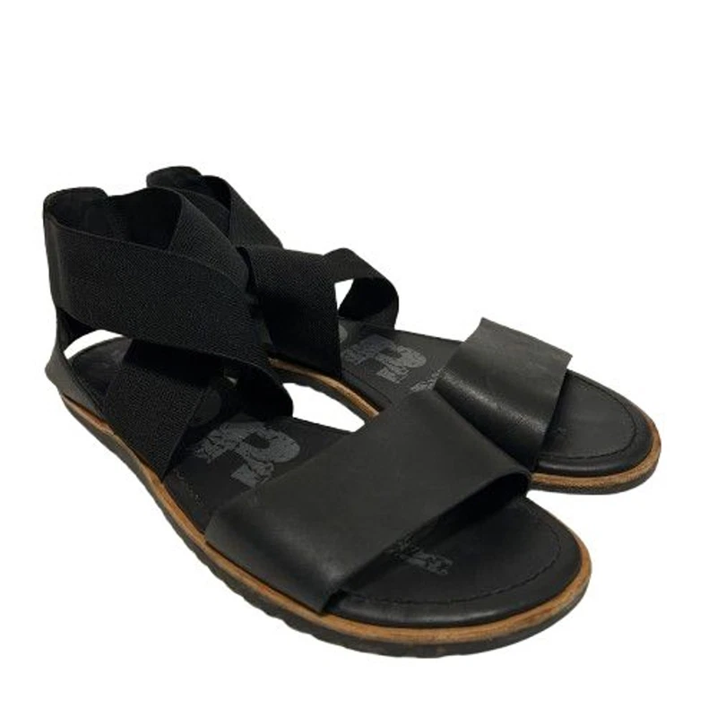 sorel ella strappy leather ankle strap shoes