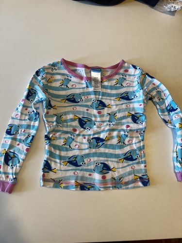 DISNEY Girls Kids Size 6 Top Long Sleeve PJ Pajama Night Shirt NEMO FINDING DORY - 第 1/5 張圖片