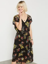 Fifteen Twenty Floral print high/low dress