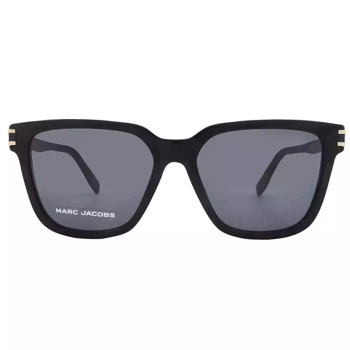 Marc by Marc Jacobs black plastic frames sunglass Amazon.com: Marc Jacobs MARC 694/G/S Black White/Grey 54/21  main image 3