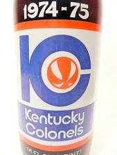 vintage ACL SODA pop BOTTLE - full RC COLA /1974-1975 KENTUCKY COLONELS - 16 oz