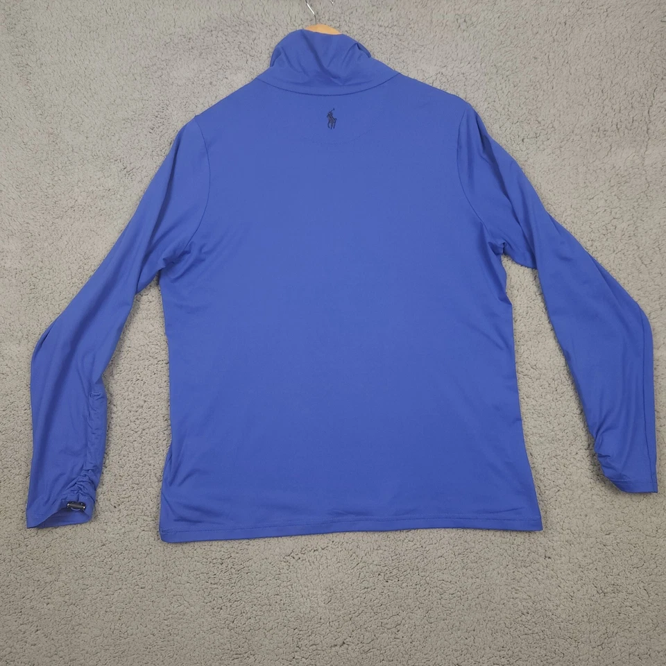 Camisa Polo Ralph Lauren Para Mujer Grande Azul Cuarto Cremallera Golf Preppy Pullover   Foto 2 de 4