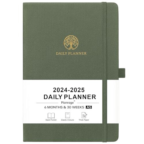Planner 2024-2025 - Daily Planner 2024-2025, Weekly Appointment Book, Daily
