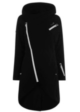 Iflow Womens Black & White Lifestyle Polar Parka Coat Jacket Medium 12 Bnwt