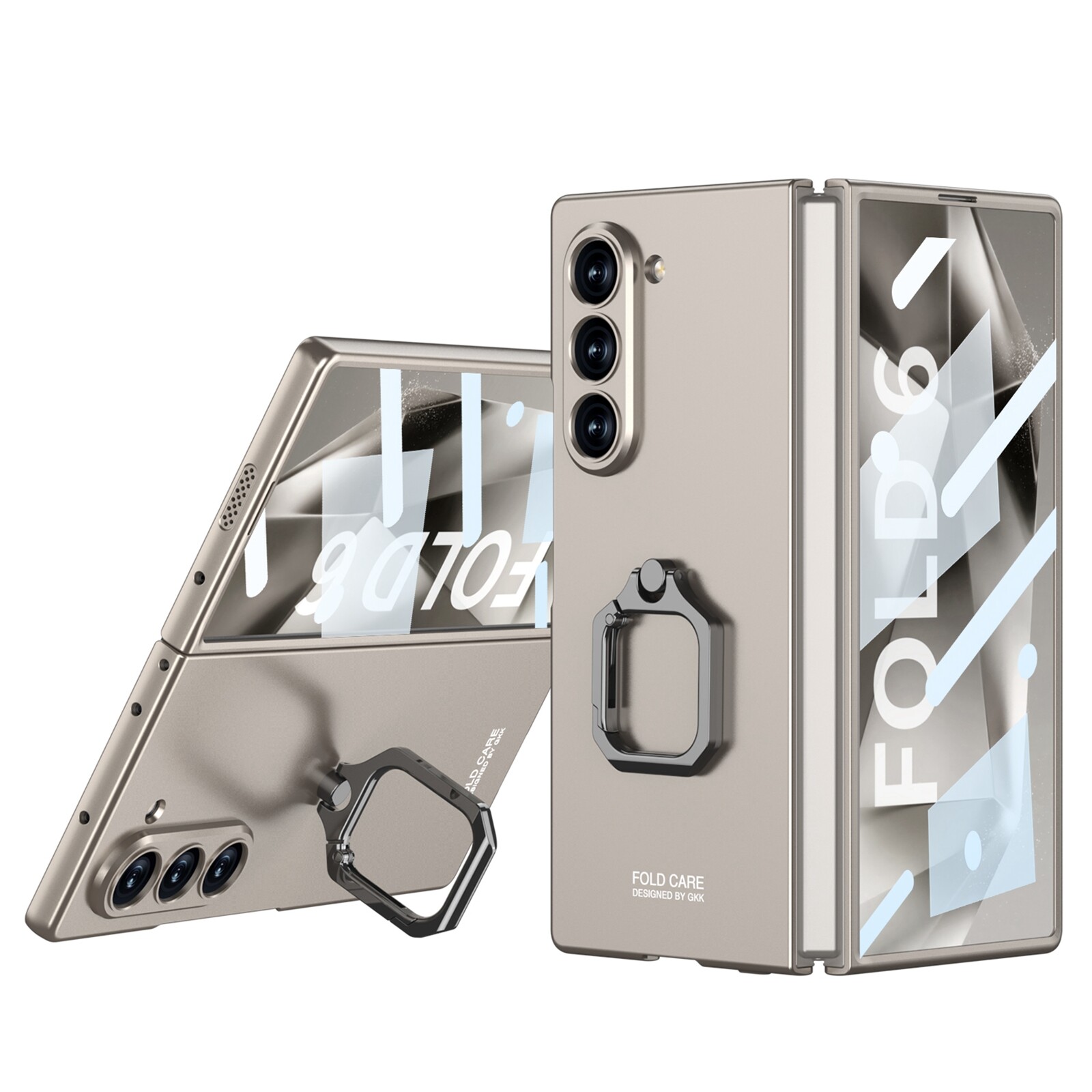 For Samsung Galaxy Z Fold 6 5 Shockproof Ring Stand Case Screen Protector Cover-image