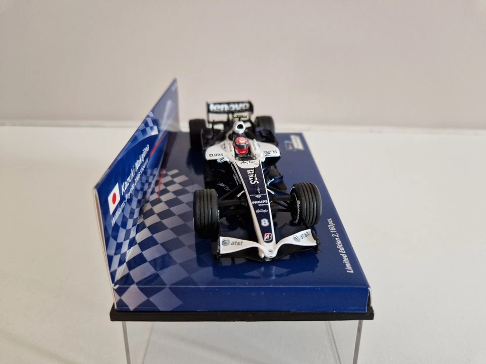 Minichamps 1/43 Williams Toyota FW29 K. Nakajima - Fuji Showcar 2008 - mcv890055 - Immagine 2 di 4