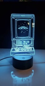 VECTREX 3D LED Acrylic Lighted Lamp 8 Colors+Remote (Show It Off)
