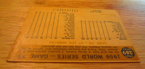 Luis Aparicio 1960 Topps #389 World Series Game 5 Trading Card MLB Baseball - Picture 8 of 10