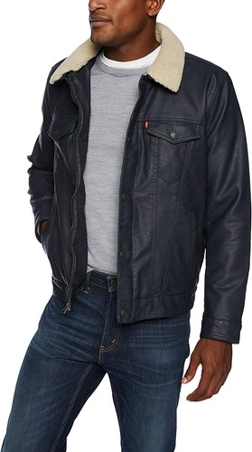 Levi's Men's Faux Leather Sherpa Lined 