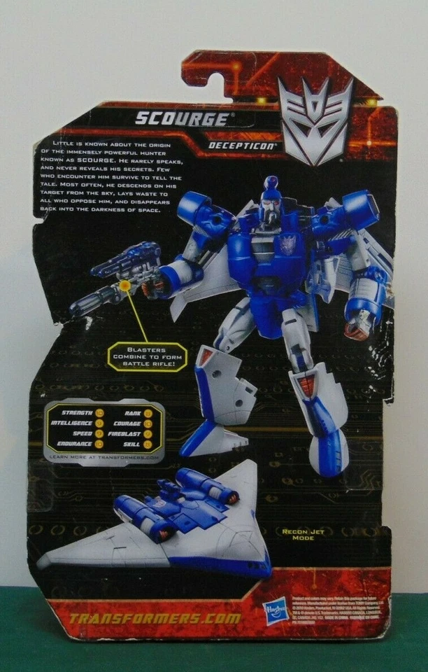  Transformers Universe Generations Deluxe Class Scourge 2010 Hasbro NOS MOC - Image 2 of 2