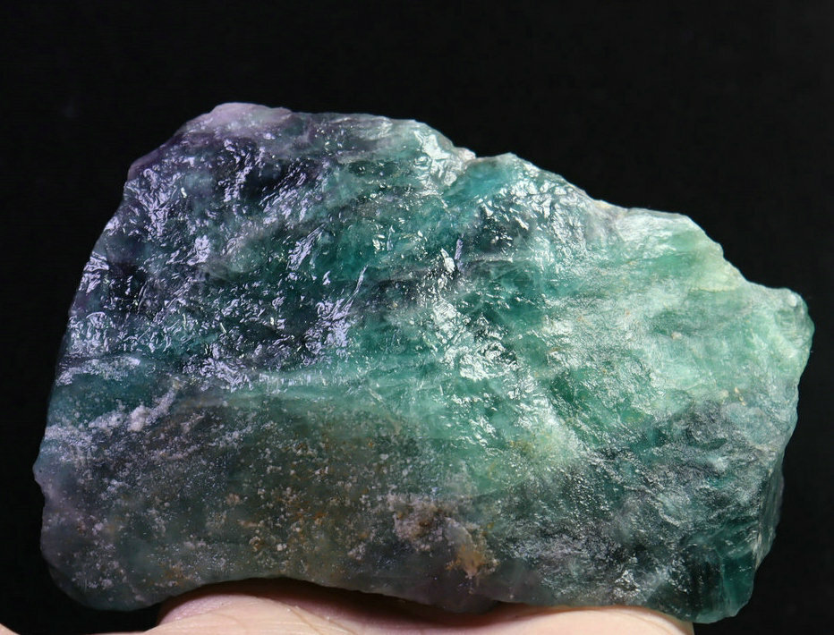 1.23lb Natural Unpolished Green Fluorite Crystal Mineral Specimen