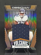 Darrynton Evans 2020 Obsidian Volcanic Material #VM-33 Electric Etch Orange /75
