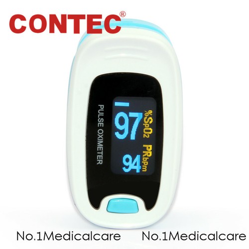 OLED SPO2 Pulse Oximeter Blood Oxygen Heart Rate O2 PR Patient Monitor, NEW - Picture 2 of 10