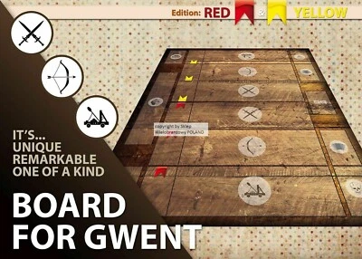 THE WITCHER GWENT LEGENDARY CARD SPIELBRETT GAMEBOARD NEU GAME BOARD