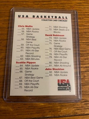 1992 Skybox USA Checklist #100