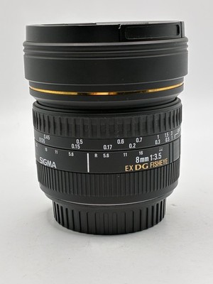 SIGMA für CANON 8mm 1:3.5 EX DG FISHEYE OBJEKTIV - 8mm f/3.5 FISH EYE