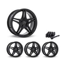 5x114.3 Set Of 4 17 Rims Black Alloy Wheel Fits 2002-08 Acura Tl Oe6p Rtx