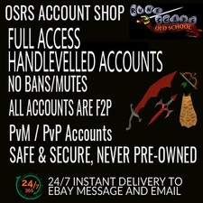 OLDSCHOOL RUNESCAPE HANDLEVELED OSRS ACCOUNT ...