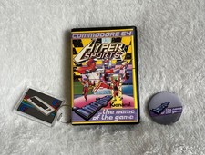 Commodore 64 / 128 CBM C64 Hyper Sports - funktioniert, GRATIS Badge + Schlüsselanhänger