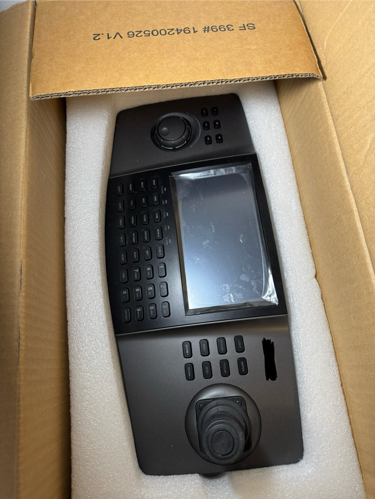 1100KL Network Keyboard PTZ Controller CCTV Security W/ Joystick