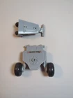 1986 Vtg GI Joe Conquest X-30 Front & Rear Landing Gear Gray Vehicle Parts
