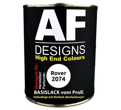 1L Autolack für Rover 2074 Initial White  Autolack Spritzfertig