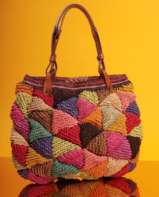Jamin Puech Cassia -Multi Colored Raffia Tote -Designer Beach Chic *see desc*