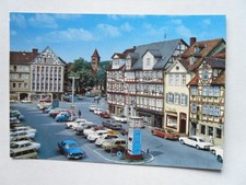 Postal Bad Hersfeld Lingg Platz tiendas coche VW Escarabajo Opel Mercedes Taunus NSU 65