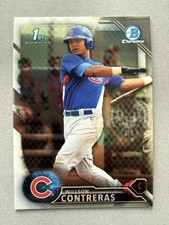Willson Contreras 2016 Bowman Chrome 1st Prospects #BCP16 Rookie Card Cubs. rookie card picture