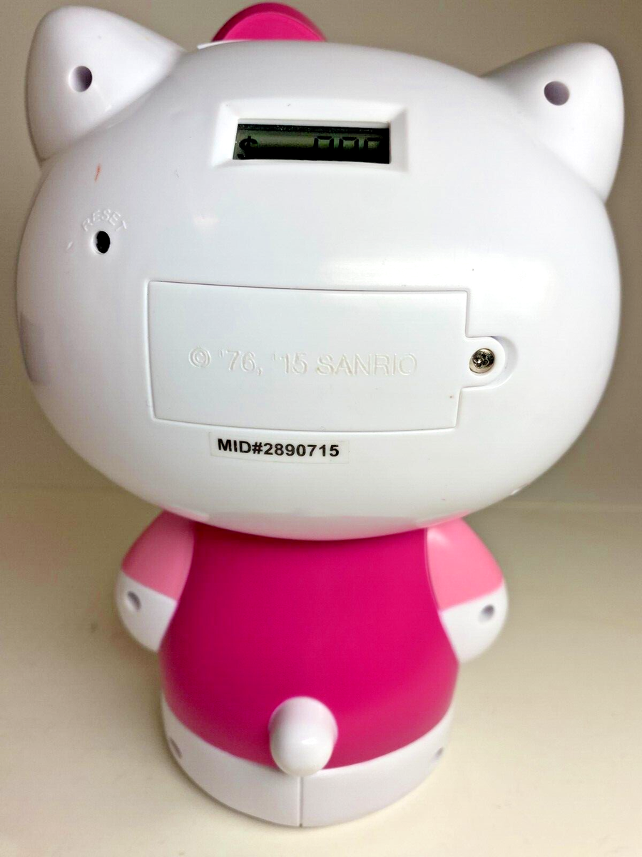 Hard To Find Sanrio Hello Kitty 8” Digital Counting Coin Piggy