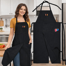 Pocket Split Leg Pottery Apron Adjustable Potters Work Apron With 3 Pockets UK
