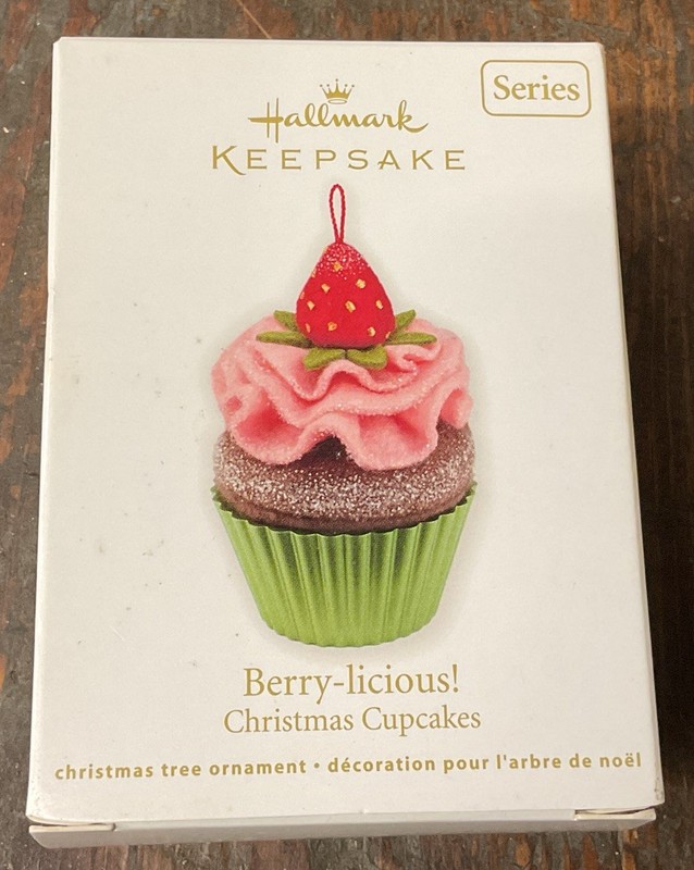 Hallmark Berry-licious! Christmas Cupcake Ornament 2012