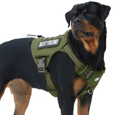 AUROTH Tactical Dog Harness for Large Dogs No Pull Adjustable Pet Harness...