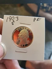 1993 S WASHINGTON *CLAD PROOF* QUARTER  **FREE SHIPPING**