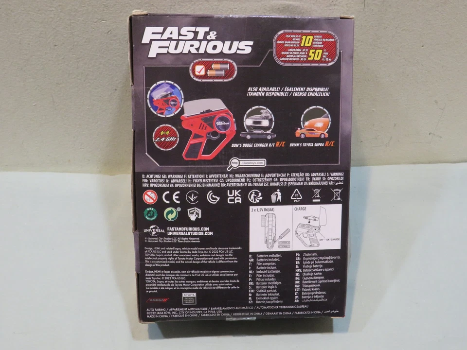 NIB Jada Fast & Furious 1:55 Dom's Dodge Charger R/T R/C Car #33733 - Image 4 of 4