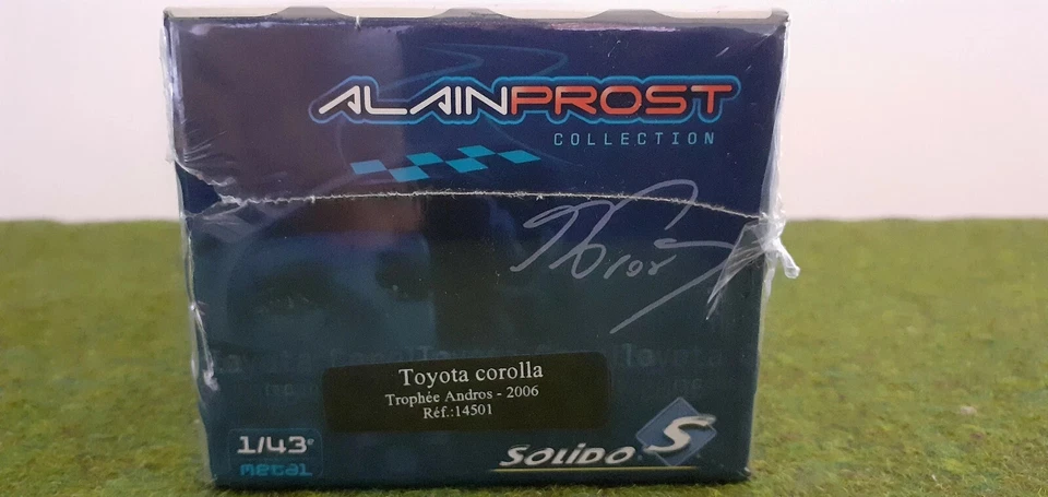 TOYOTA COROLLA TROPHEE ANDROS 2006 A. PROST 1/43 SOLIDO 14501 voiture miniature - Photo 2/2