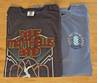 NEW PAIR Dave Matthews Band - Saratoga SPAC 7/18-19/25 and 2025 TOUR T-Shirts XL
