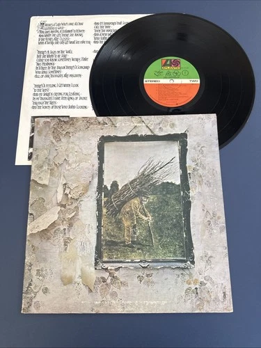 Led Zeppelin Zoso Vintage 70’s No Barcode LP Vinyl VG+/VG+