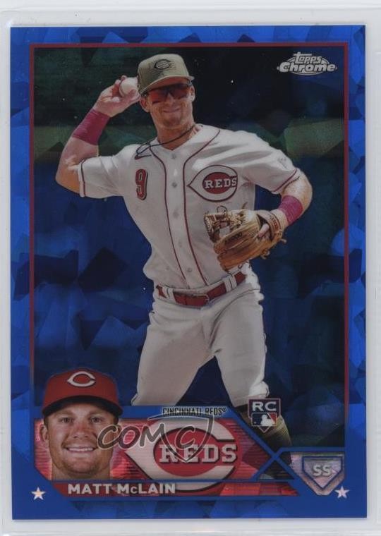 2023 Topps Chrome Update Sapphire Edition Matt McLain #USCS199 0w27