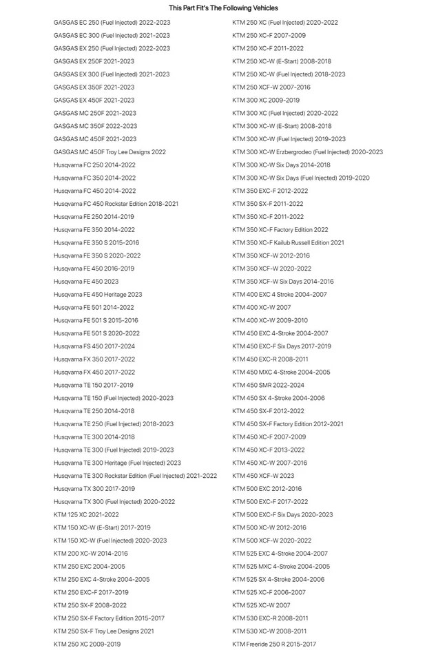 Tusk Engine Starter Switch For KTM 530 XC-W 2008-2011 - Image 3 of 4