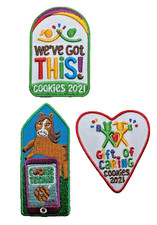 Girl Scout Patches: 2021 Cookie Sales - We ve Got This - LBB - Set Of 3