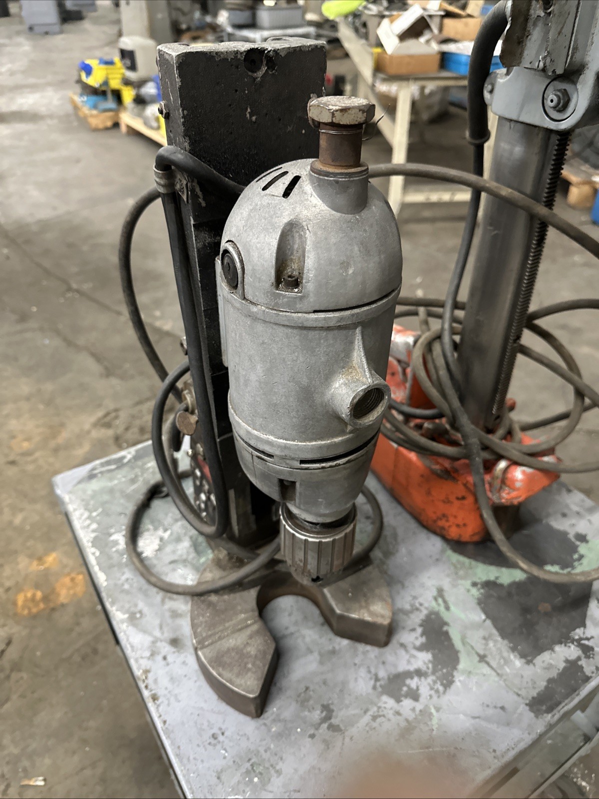 Machinist Bench Magnetic Drill Presses Lot Of 2 Port-O-Mag & Misc. Press