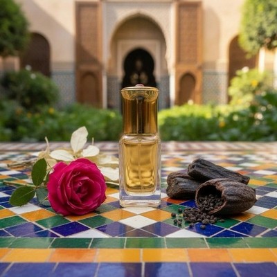 Rose De Arab - Uncut Concentrated Oud Perfume Oil Attar Alcohol-Free 3ml Roll-On