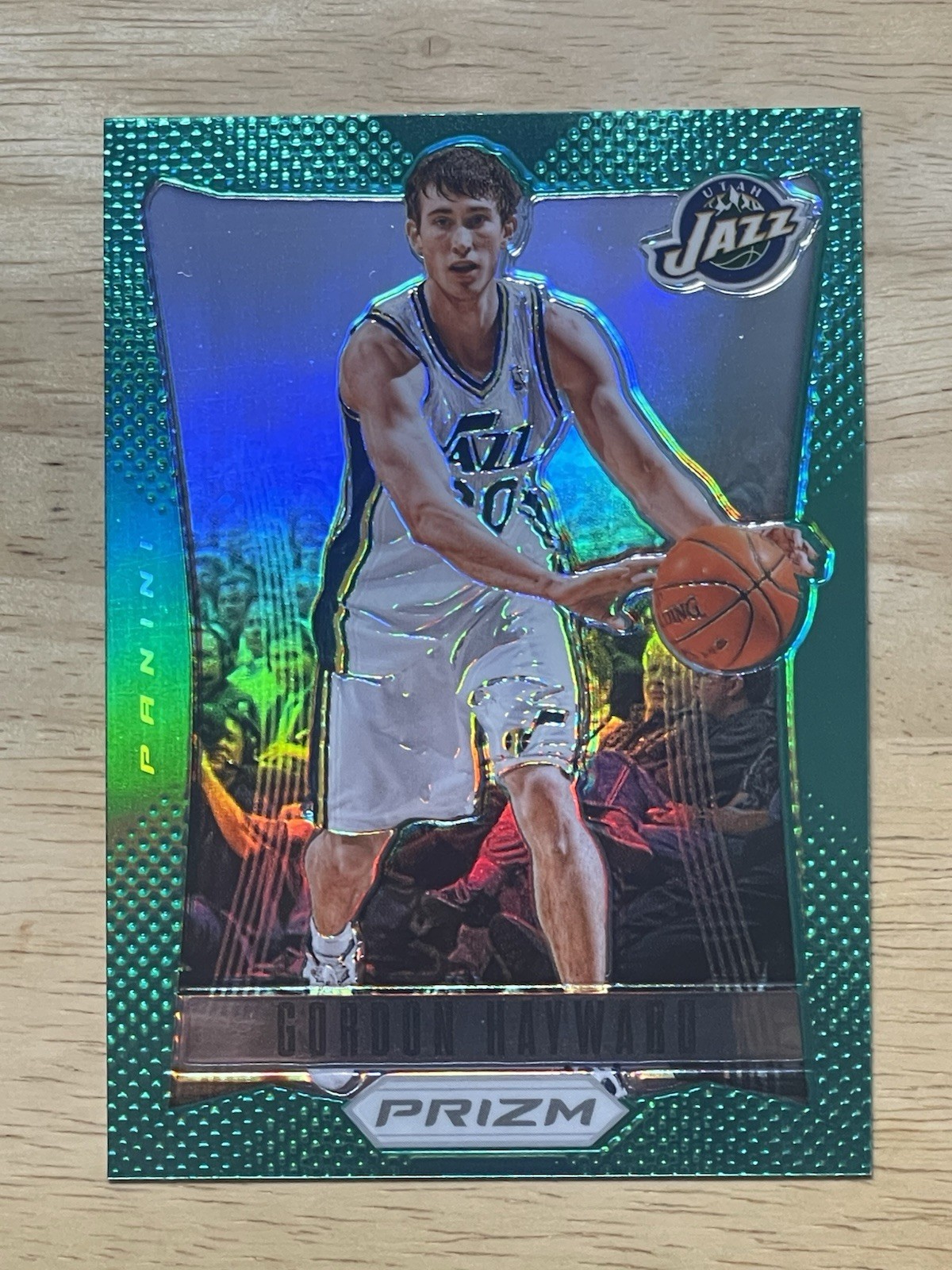 2012-13 Panini Prizm - Gordon Hayward #85 Green Prizm